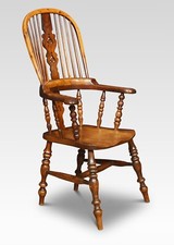 19th Century Yew Wood Windsor Armchair – Antique Country Chair