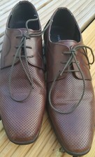 Red Herring perforated lace up