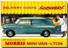 MORRIS MINI VAN ENAMELLED