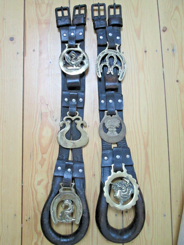 Antique horses brasses - antique,