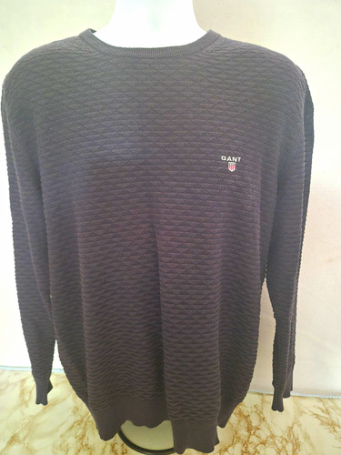 Gant men black waffle - l,