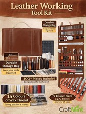 Leather working tool kit 100 - tool, 100+