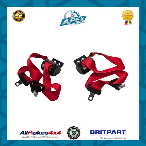 Red seat belts - red, land