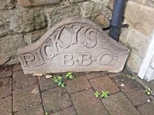 Solid Stone BBQ Name Plate