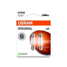 2x Genuine Osram Original C5W (239) 5w 12v Clear Bulbs [6418-2BL]