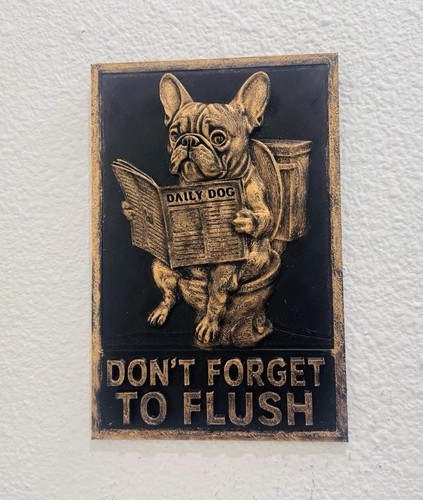 Funny french bulldog - bulldog, 8”