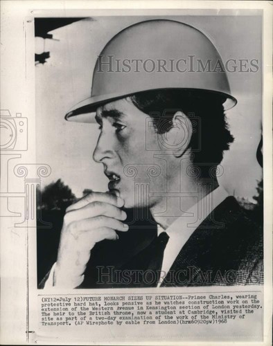 1968 press photo prince - press,