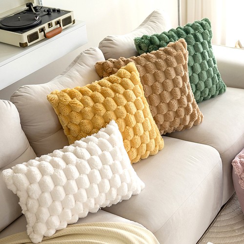 New plain plush - cushion, cover