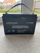 LiFePO4 Lithium Battery 12V 100Ah
