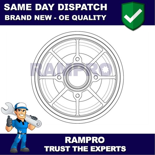 Rampro rear brake drum fits - brake,