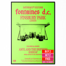 Fontaines D.C. Poster live