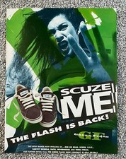 Rare Original 1996 Magazine Advert Picture Green Flash Shoe Company 90's Ad