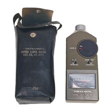 Vintage Realistic Sound Level