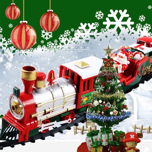 Christmas electric rail car - electric,
