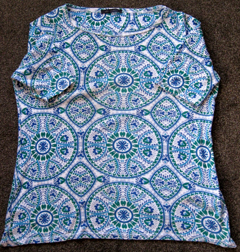 Ladies white blue - &,