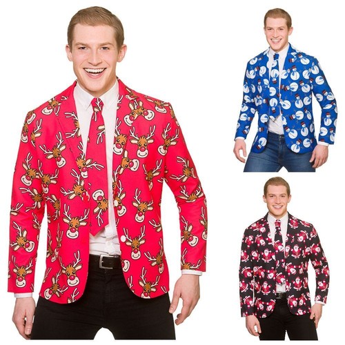 Mens christmas jacket tie - jacket,