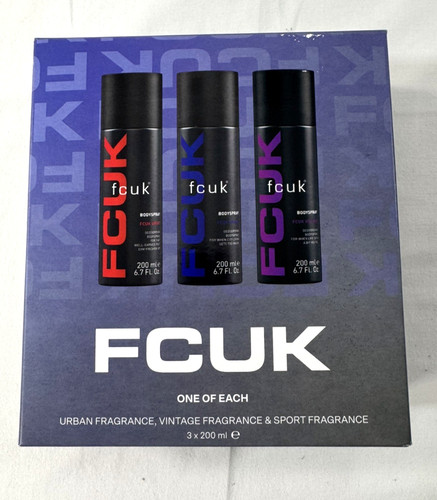 Fcuk bodyspray trio - bodyspray, |