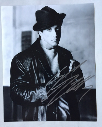 Sylvester stallone signed - stallone,