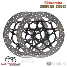 Pair Front Brembo Serie Oro Floating Discs Moto Guzzi 850 Griso 2008
