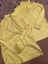 Ex Police Hi Viz Wicker Shirt x 2. 30” Chest. Long Sleeved. Used. 1509.