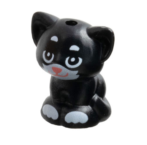 Lego black cat baby kitten - cat,