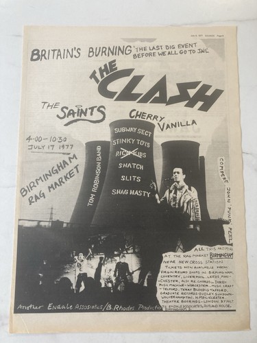The clash britain burning - the,