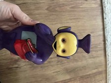 Teletubbies Tinky Winky and Po Vintage Hard Plastic Figures Collectible Toy