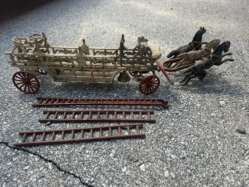 Antique cast iron horse - cast,