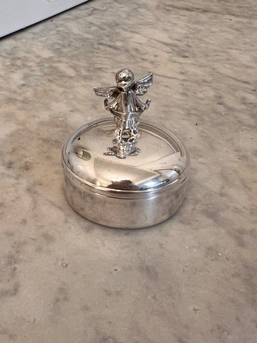 Tooth fairy box - silver, plated
