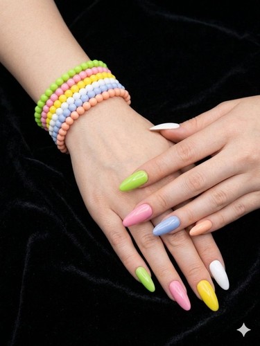 Jewellery pastel acrylic - pastel,