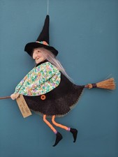 Handmade Flying Witch OOAK