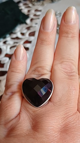 Qvc solid silver - solid, black
