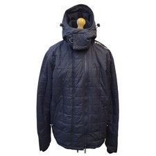 Superdry Windcheater Hooded Jacket Blue Quilted Modern Hooded Men's 2XL XXL