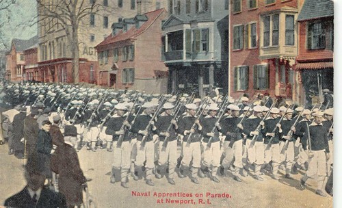 Naval apprentices parade - naval,