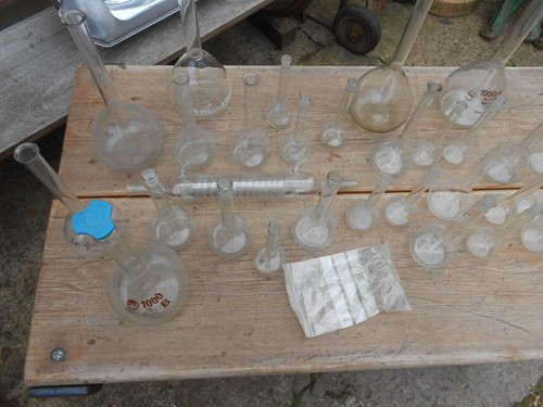 Vintage lab chemistry glass - vintage,