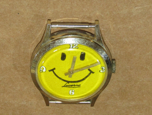 Vintage lucerne smiley - lucerne, face