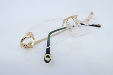 Vintage Fabergé 24kt gold titanium glasses frames mod FB 060 51-14 130mm NOS