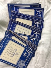 Barrow home programmes 1955 - programmes,