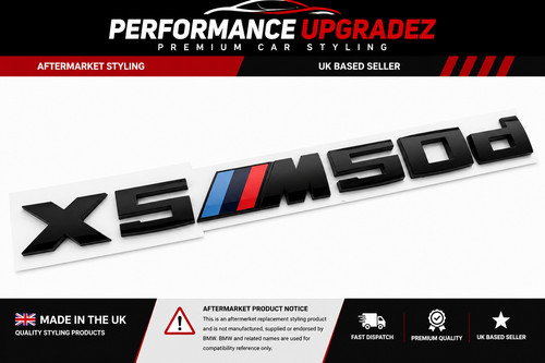 M50d style rear badge gloss - rear,