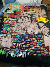 wooden train set bundle Track