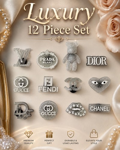 12x silver fashionable luxury - silver,