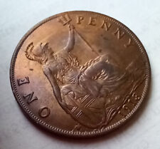 1913 King George V Penny In Very High Grade With Lustre 