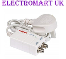 MASTHEAD AERIAL AMPLIFIER BOOSTER 12V 300MA POWER SUPPLY 2 X F PLUGS 4G FILTER