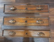 Vintage Set Of 3 Wooden Drawer
