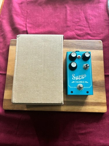 Supro tremolo pedal amplitude - supro,