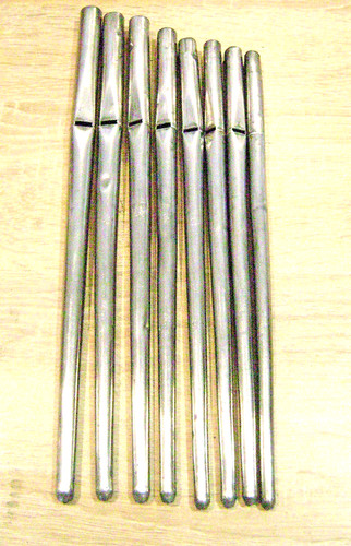 Eight church organ pipes - organ,