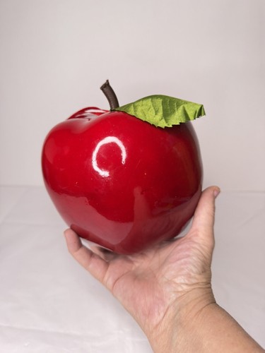 Large apple ornament - large,