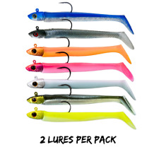 Lazy Lures | Bomb Squad Eels 12cm & 16cm | 2 Lures Per Pack For Bass & Pollock