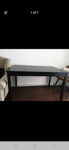 Ikea lerhamn black - lerhamn, black-brown