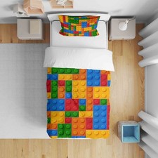 Building block cot blanket - block,
